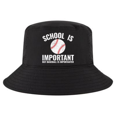Dallas Lions Baseball School Is Important Cool Comfort Performance Bucket Hat