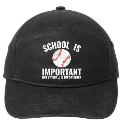 Dallas Lions Baseball School Is Important 7-Panel Snapback Hat