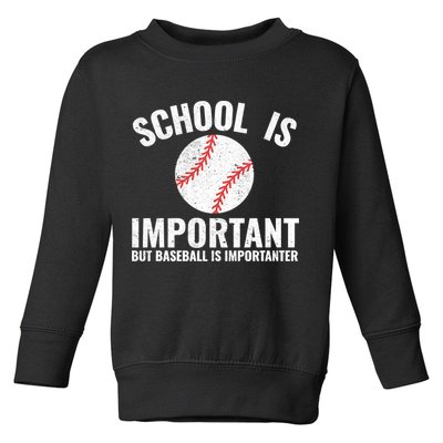 Dallas Lions Baseball School Is Important Toddler Sweatshirt