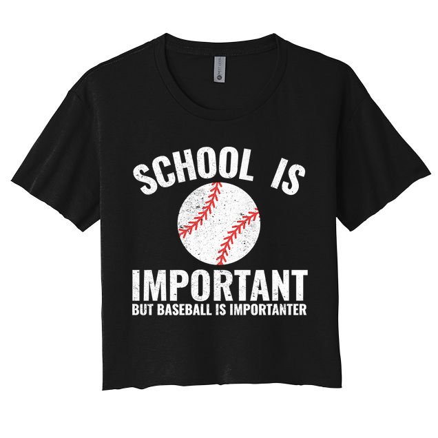 Dallas Lions Baseball School Is Important Crop Top