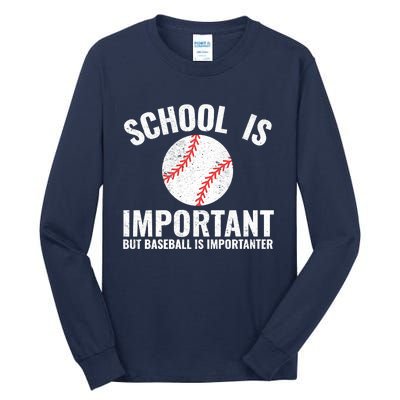 Dallas Lions Baseball School Is Important Tall Long Sleeve T-Shirt