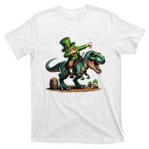 Dabbing Leprechaun Beer Lover St Patricks Day Trex Cute Gift T-Shirt