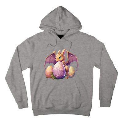 Dragon  Lover Collecting Easter Eggs  Cute Dragons Tall Hoodie