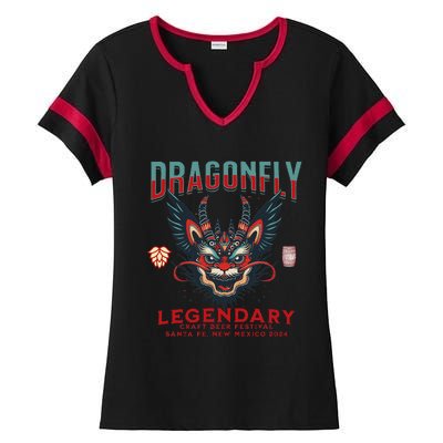 Dragonfly Legendary Craft Beer Festival Santa Fe New Mexico Ladies Halftime Notch Neck Tee