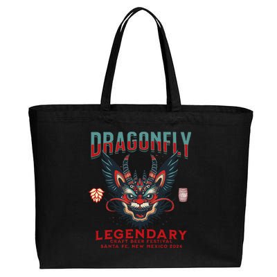 Dragonfly Legendary Craft Beer Festival Santa Fe New Mexico Cotton Canvas Jumbo Tote