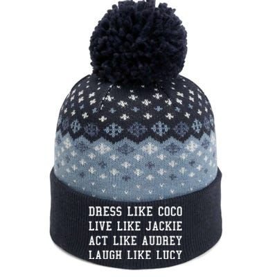 Dress Like Coco Live Like Jackie Like Audrey Like Lucy The Baniff Cuffed Pom Beanie