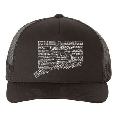 Drink Local Connecticut Breweries Yupoong Adult 5-Panel Trucker Hat