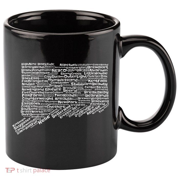Drink Local Connecticut Breweries 11oz C Handle Ceramic Mug