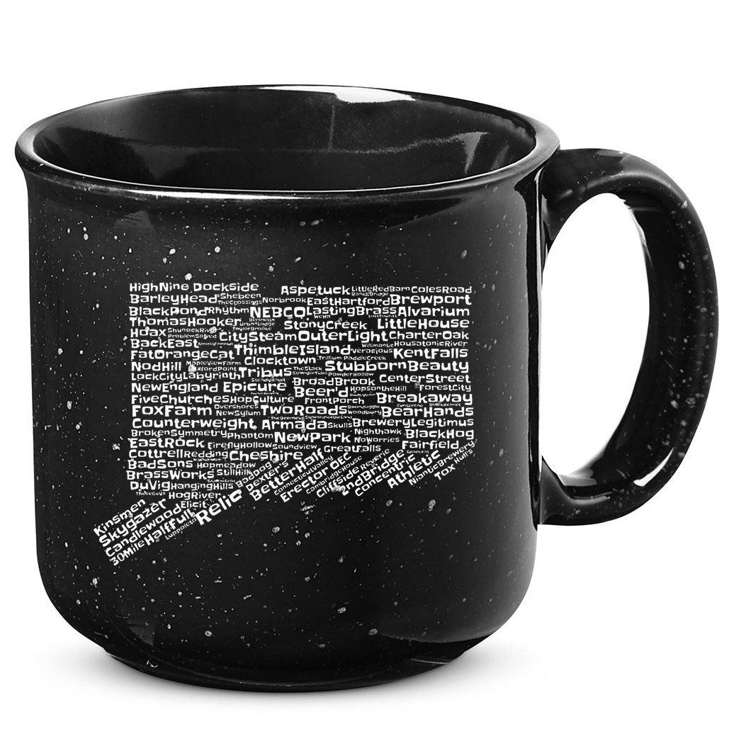 Drink Local Connecticut Breweries 15oz Campfire Ceramic Mug