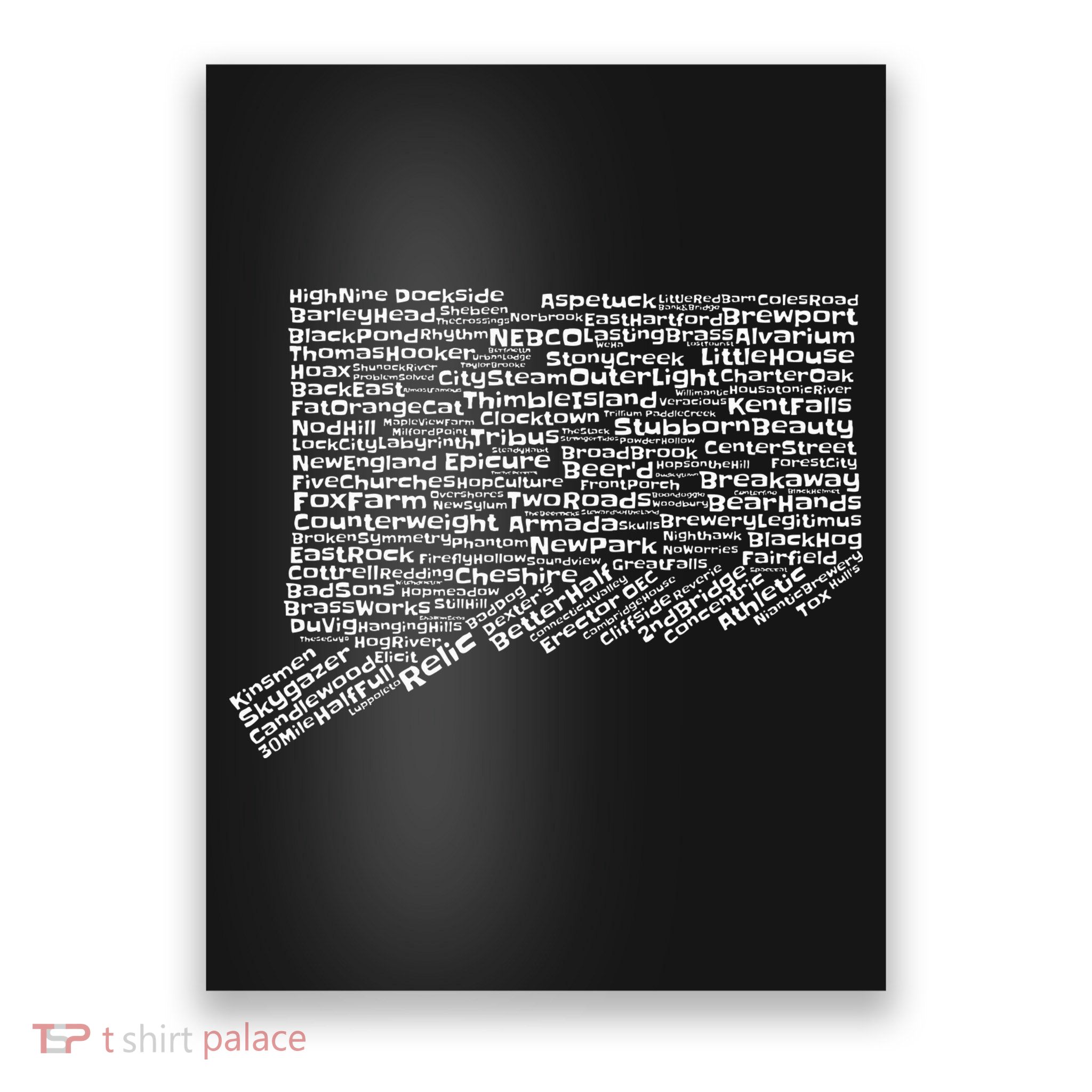 Drink Local Connecticut Breweries Poster