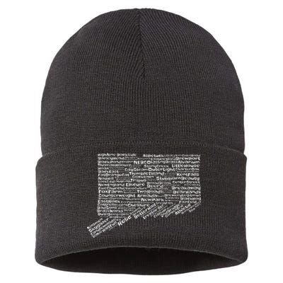 Drink Local Connecticut Breweries Sustainable Knit Beanie