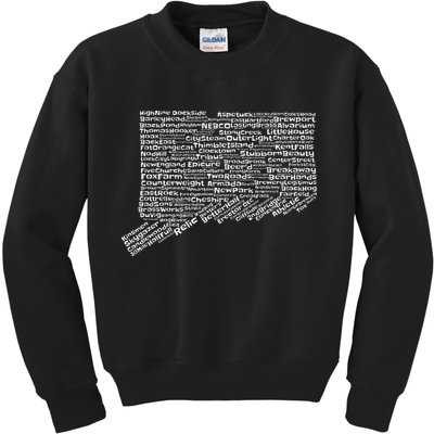 Drink Local Connecticut Breweries Kids Sweatshirt