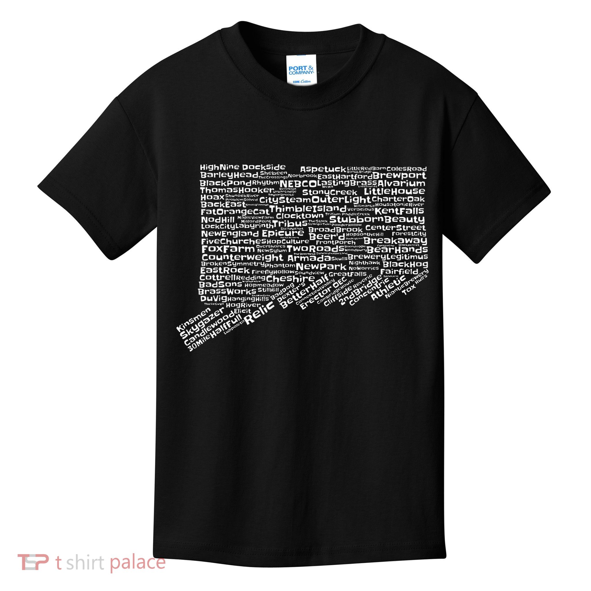 Drink Local Connecticut Breweries Kids T-Shirt