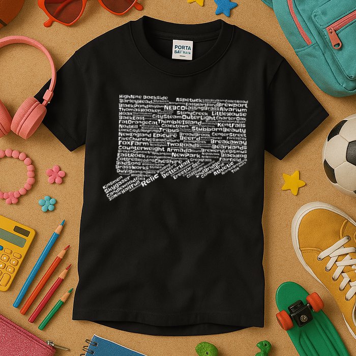 Drink Local Connecticut Breweries Kids T-Shirt