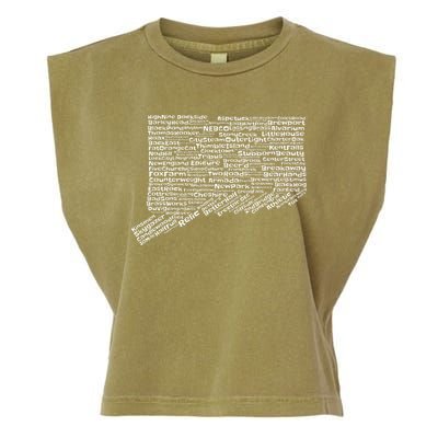 Drink Local Connecticut Breweries Garment-Dyed Women's Muscle Tee