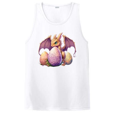 Dragon Lover Collecting Easter Eggs Cute rabbit PosiCharge Competitor Tank