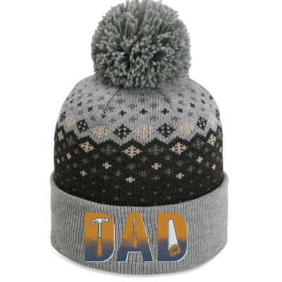 Dad Life Construction Fathers Day Builder The Baniff Cuffed Pom Beanie