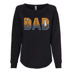 Dad Life Construction Fathers Day Builder Womens California Wash Sweatshirt