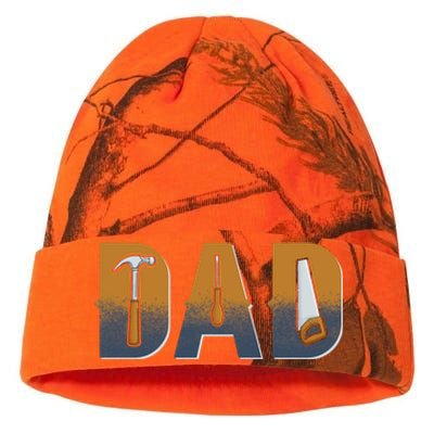 Dad Life Construction Fathers Day Builder Kati Licensed 12" Camo Beanie