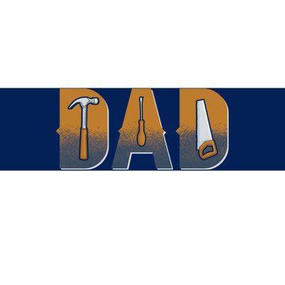 Dad Life Construction Fathers Day Builder Bumper Sticker