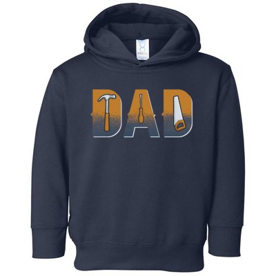 Dad Life Construction Fathers Day Builder Toddler Hoodie