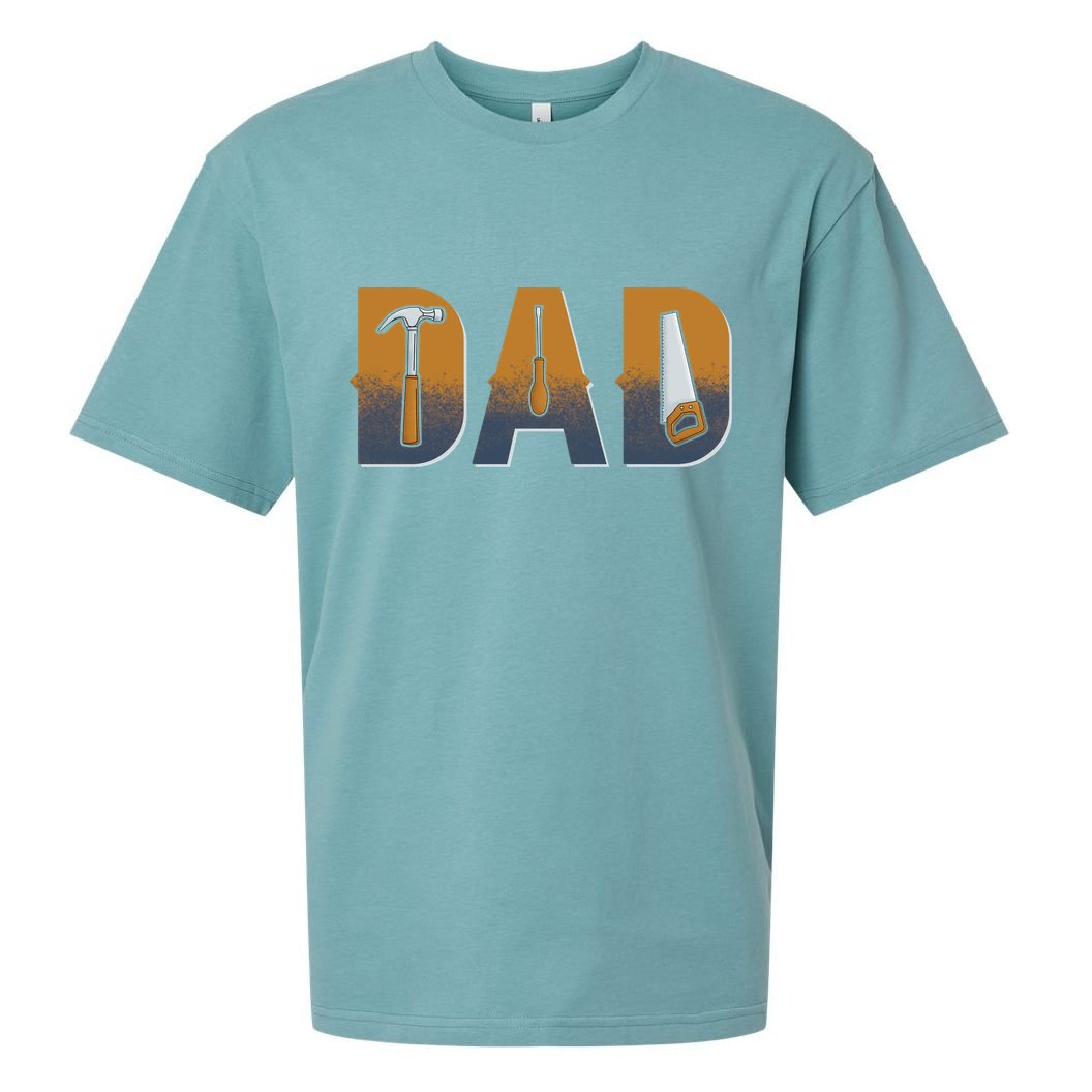 Dad Life Construction Fathers Day Builder Sueded Cloud Jersey T-Shirt