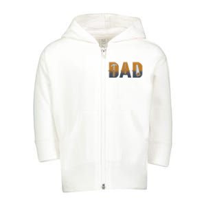 Dad Life Construction Fathers Day Builder Toddler Zip Fleece Hoodie