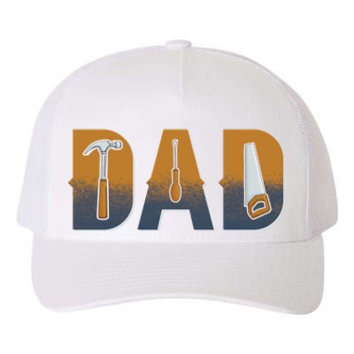 Dad Life Construction Fathers Day Builder Yupoong Adult 5-Panel Trucker Hat