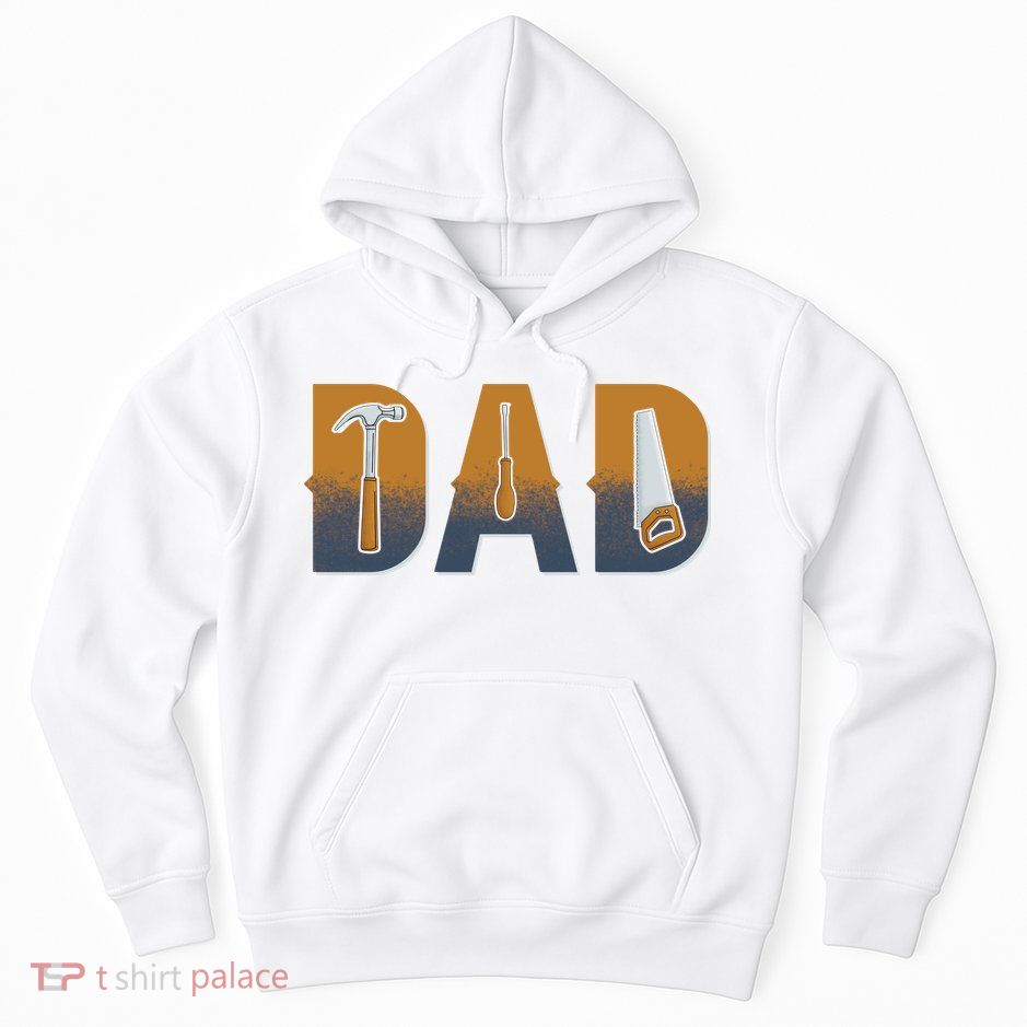 Dad Life Construction Fathers Day Builder Hoodie