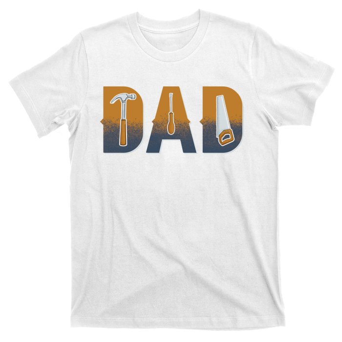 Dad Life Construction Fathers Day Builder T-Shirt