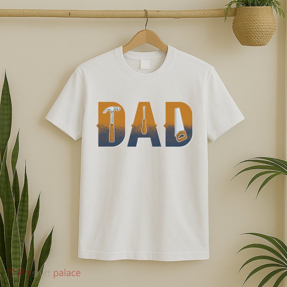 Dad Life Construction Fathers Day Builder T-Shirt