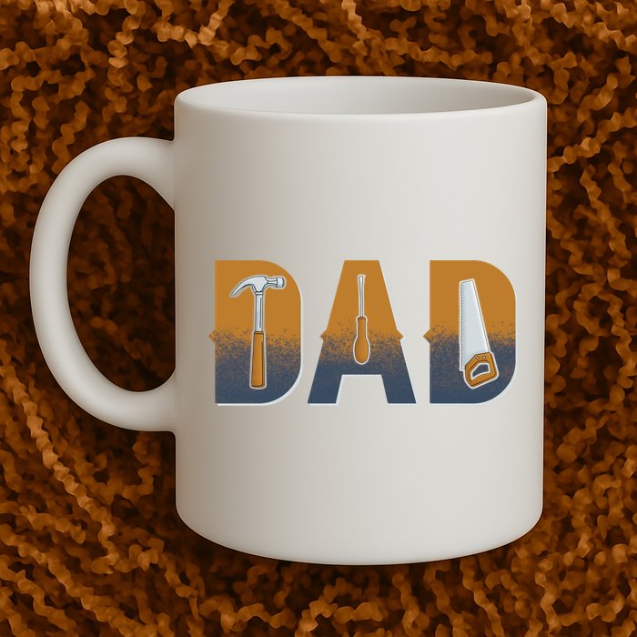 Dad Life Construction Fathers Day Builder Mug