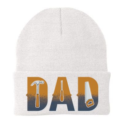 Dad Life Construction Fathers Day Builder Knit Cap Winter Beanie