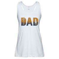 Dad Life Construction Fathers Day Builder Ladies Essential Flowy Tank