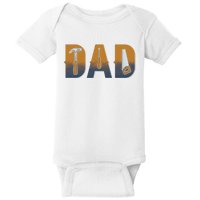 Dad Life Construction Fathers Day Builder Baby Bodysuit