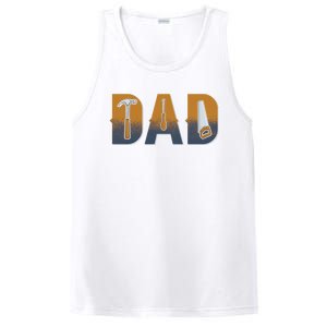 Dad Life Construction Fathers Day Builder PosiCharge Competitor Tank