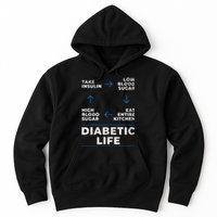 Diabetic Life Cycle Funny Diabetes Awareness Hoodie