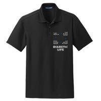 Diabetic Life Cycle Funny Diabetes Awareness Dry Zone Grid Polo