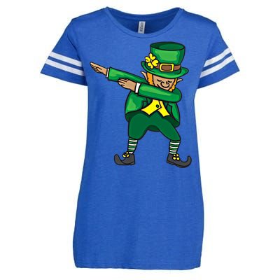 Dabbing Leprechaun Cute St PatS Day Gift Cool Gift Enza Ladies Jersey Football T-Shirt