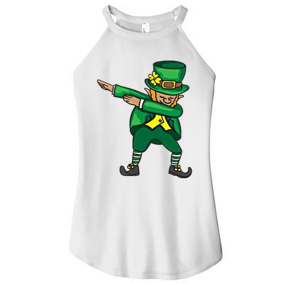 Dabbing Leprechaun Cute St PatS Day Gift Cool Gift Women's Perfect Tri Rocker Tank