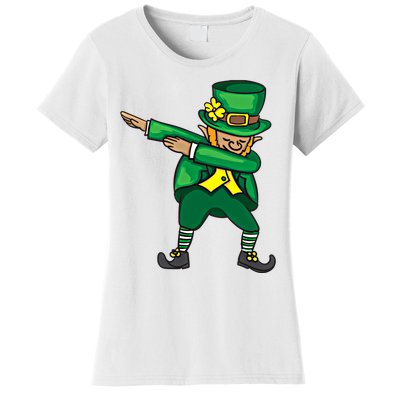 Dabbing Leprechaun Cute St PatS Day Gift Cool Gift Women's T-Shirt