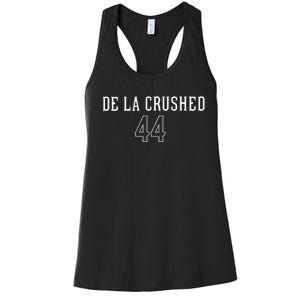 De La Crushed Women's Racerback Tank