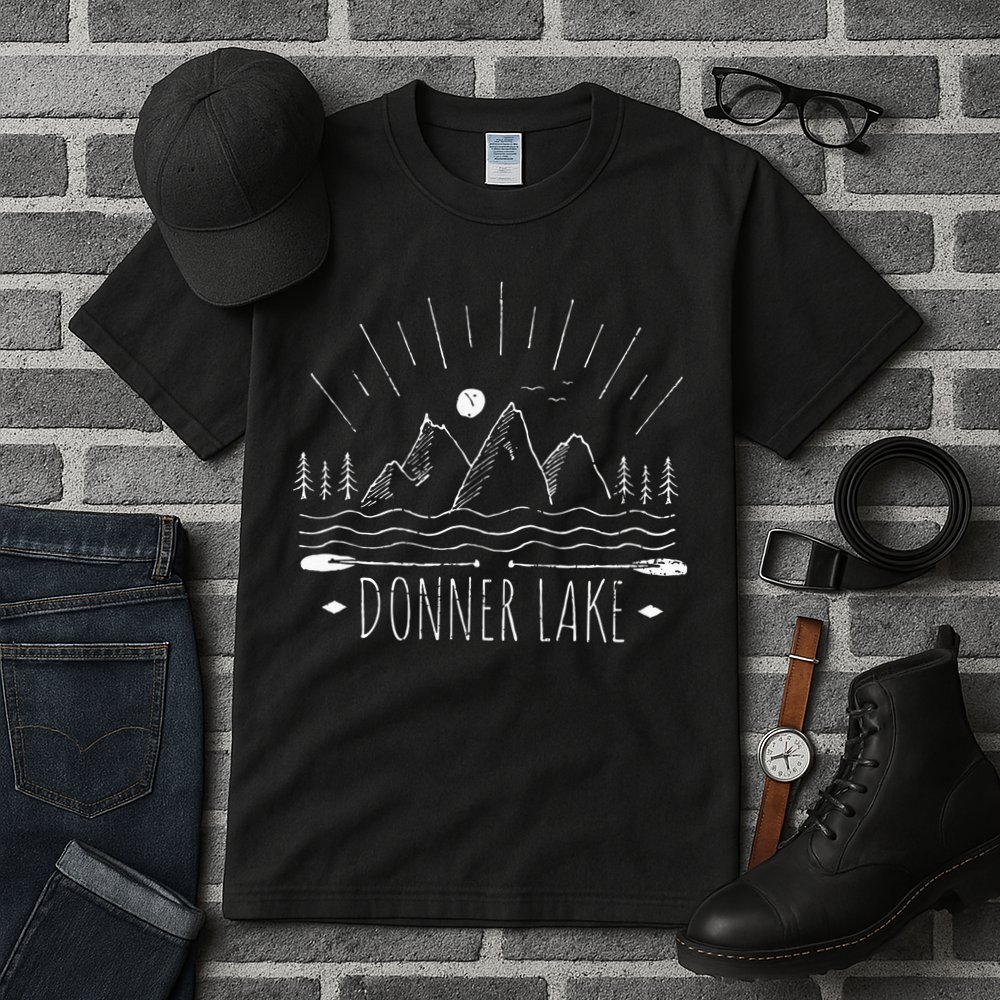 Donner Lake California Tall T-Shirt