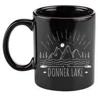 Donner Lake California 11oz C Handle Ceramic Mug