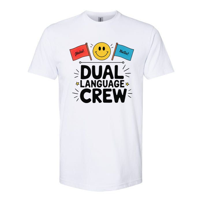 Dual Language Crew Softstyle CVC T-Shirt