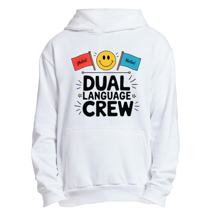 Dual Language Crew Urban Pullover Hoodie