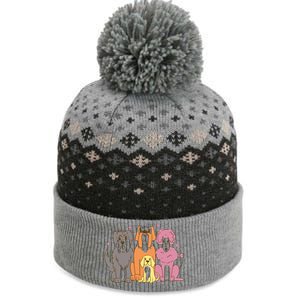 Dog Lover Cute Pet Gift The Baniff Cuffed Pom Beanie