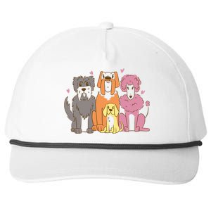 Dog Lover Cute Pet Gift Snapback Five-Panel Rope Hat