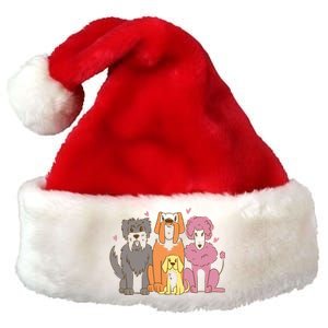 Dog Lover Cute Pet Gift Premium Christmas Santa Hat