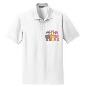 Dog Lover Cute Pet Gift Dry Zone Grid Polo